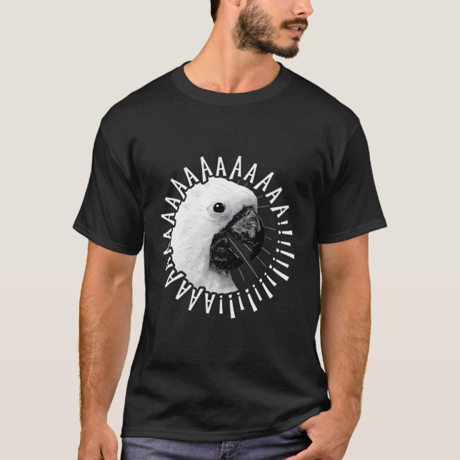 Camiseta Pássaro de papagaio de Cockatoo (Frente)