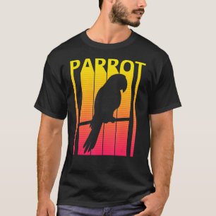 Camiseta Pássaro de Papagaio Retro