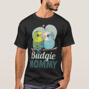 Camiseta Pássaro de periquito bugerigar da mãe orçada