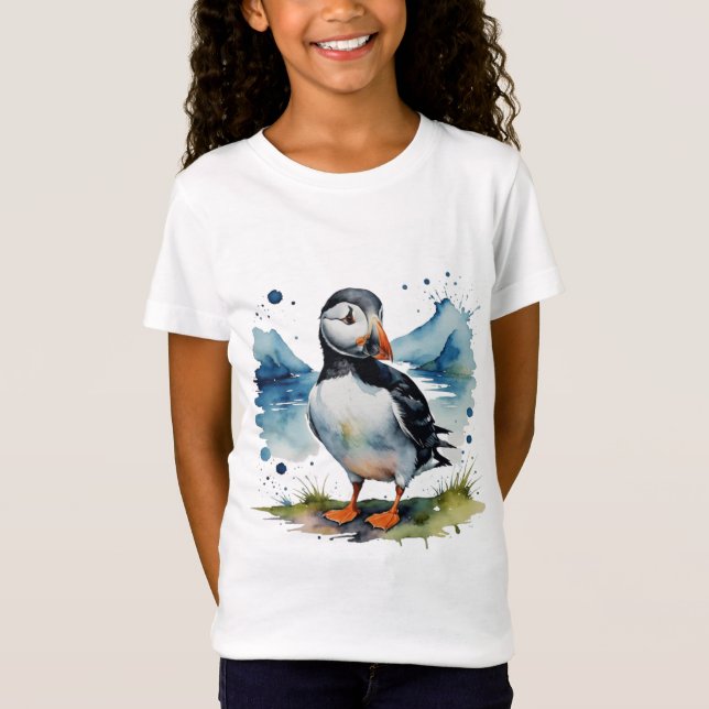 Camiseta Pássaro de sopro bonito (Frente)