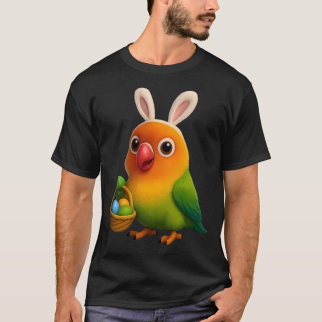 Camiseta Pássaro-do-amor de Fischer (Frente)