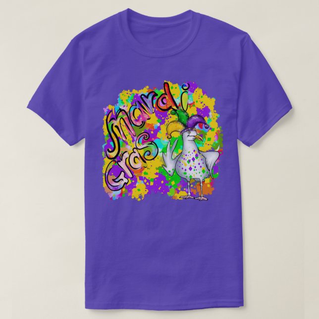 Camiseta Pássaro do Grafite Colorido (Frente do Design)