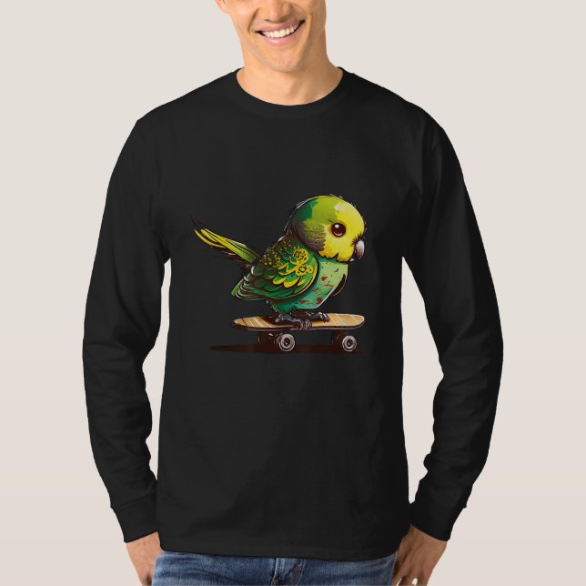 Camiseta Pássaro do Orçamento para Proprietário do Budgerig (Frente)
