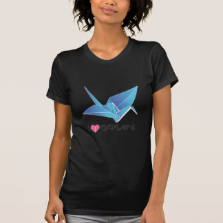 Camiseta pássaro do origami