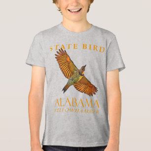 Camiseta Pássaro do Território do Alabama O Pássaro Yellowh