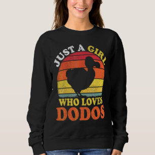 Camiseta Pássaro Dodo Vintage Só Uma Garota Que Ama Dodos