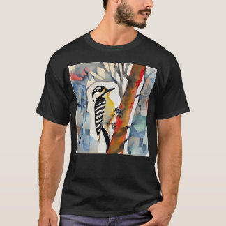 Camiseta Pássaro em uma plantação de árvore