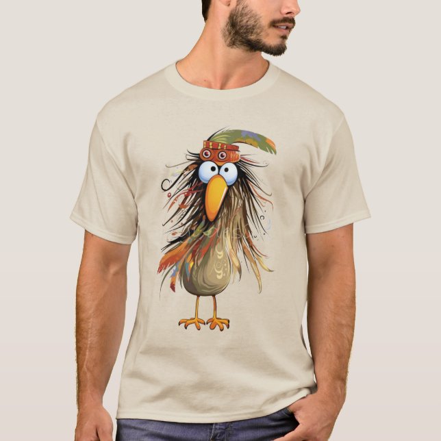 Camiseta Pássaro excêntrico (Frente)