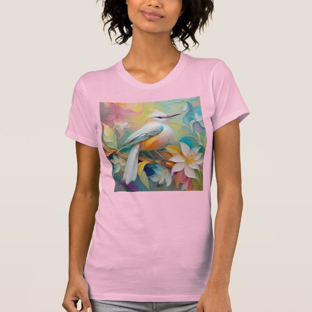 Camiseta Pássaro Fantasia De Ouro Atropelado (Frente)