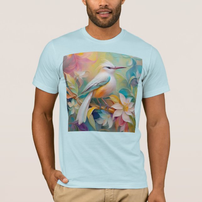 Camiseta Pássaro Fantasia De Ouro Atropelado (Frente)
