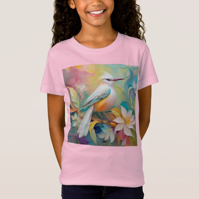 Camiseta Pássaro Fantasia De Ouro Atropelado (Frente)