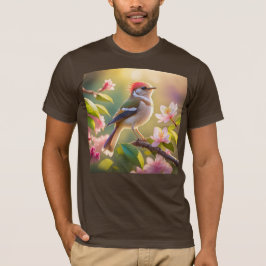 Camiseta Pássaro Fantasia do Warblay Chested Buff