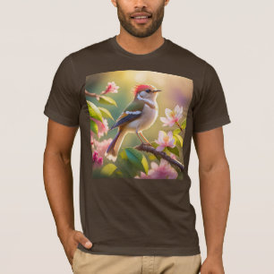 Camiseta Pássaro Fantasia do Warblay Chested Buff