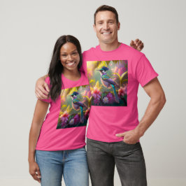 Camiseta Pássaro Fantasia Pássaro-do-Sol Bastão-do-Arco-Pen