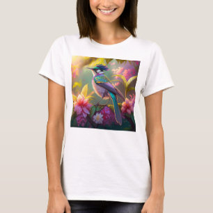 Camiseta Pássaro Fantasia Pássaro-do-Sol Bastão-do-Arco-Pen