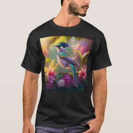 Camiseta Pássaro Fantasia Pássaro-do-Sol Bastão-do-Arco-Pen