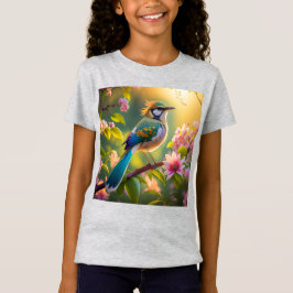 Camiseta Pássaro Fantástico de Ala Verde