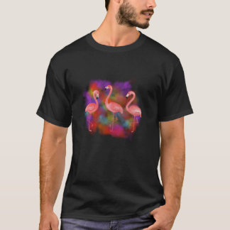 Camiseta Pássaro Flamingo Flamingo Cute