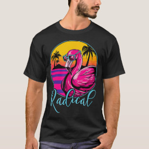 Camiseta Pássaro Flamingo Rosa