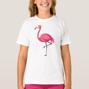 Camiseta Pássaro Flamingo rosa-89686
