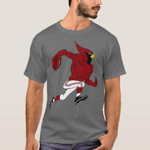 Camiseta Pássaro Grande da Grade Vermelha