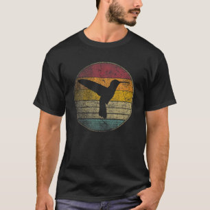 Camiseta Pássaro Hummingbird Vintage Desconfortável Retro