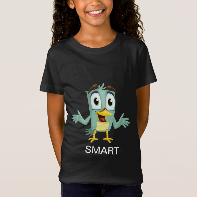 Camiseta Pássaro inteligente (Frente)