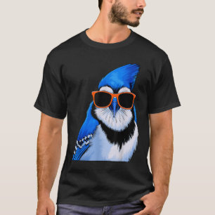 Camiseta Pássaro Jay Azul com Pulmões Vigia