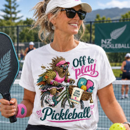 Camiseta Pássaro Kea Engraçado Vai Jogar Pickleball