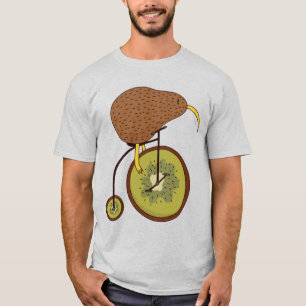 Camiseta Pássaro Kiwi Legal no Design de Fruta Kiwi