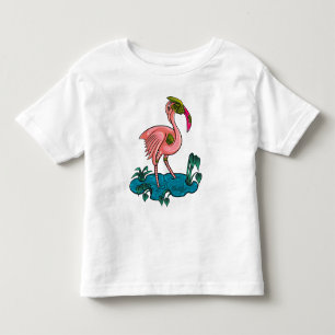 Camiseta Pássaro Mecânico, Robô Flamingo Mecha Rosa