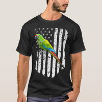Pássaro Militar de Bandeira Branca Americana 4 de 