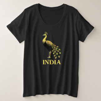 Camiseta Pássaro Nacional de Peacock India