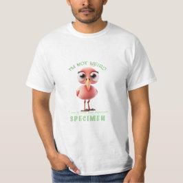 Camiseta Pássaro, não sou esquisito, sou Rara Especiais, en