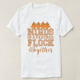 Camiseta Pássaro Nerd Pássaros Engraçados de uma Pena Se Re