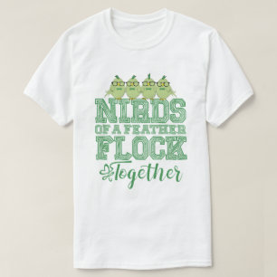 Camiseta Pássaro Nerd Pássaros Engraçados de uma Pena se Re