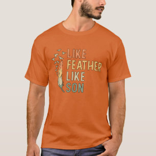 Camiseta Pássaro Observando Como Uma Pena Como Filho Bird W