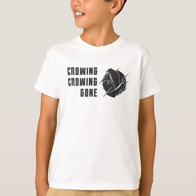Camiseta Pássaro Observando Crowing Engraçado Observador De (Frente)