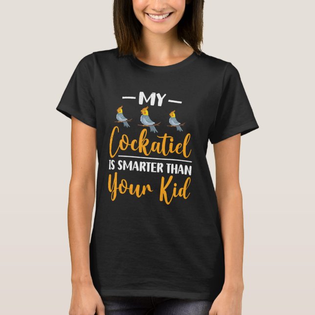 Camiseta Pássaro Papagaio Cockatiel 1 (Frente)