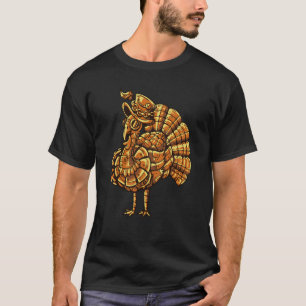 Camiseta Pássaro pavão-pavão-vintal