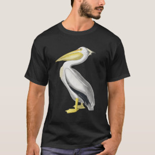 Camiseta Pássaro Pelicano Branco Pelicano