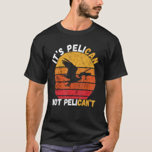 Camiseta Pássaro Pelicano é Tropical Pelican Vintage Sunset