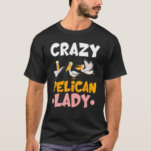 Camiseta Pássaro Pelicano Louco Pelicano Pelicano