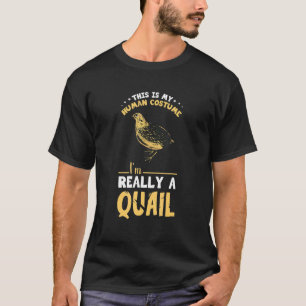 Camiseta Pássaro Quail de Criação de Colheita