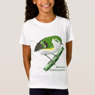 Camiseta Pássaro rifleman tititiponamu NZ