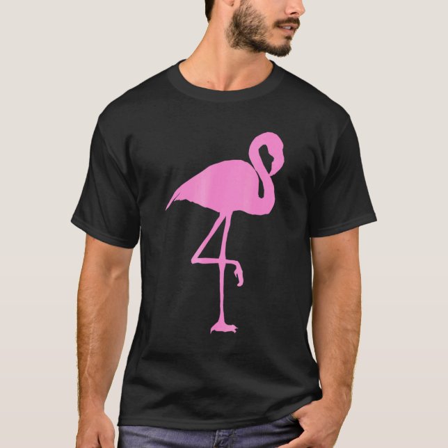 Camiseta Pássaro rosa Flamingo Florida (Frente)
