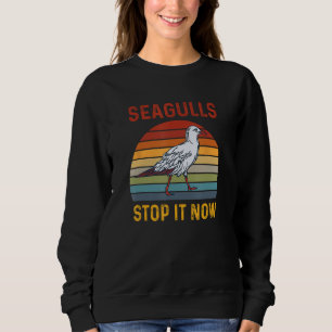 Camiseta Pássaro Salgado Parem-No Agora Retrorando O Fungo