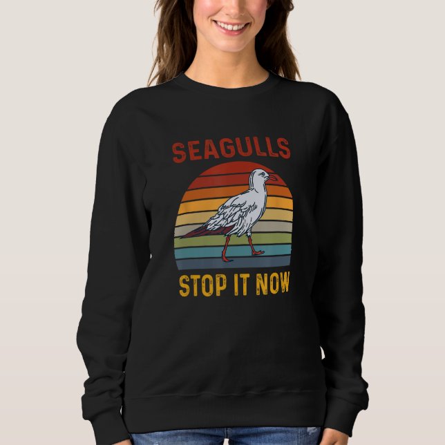 Camiseta Pássaro Salgado Parem-No Agora Retrorando O Fungo  (Frente)