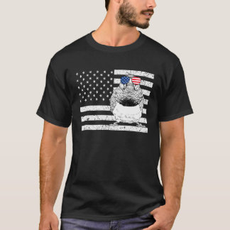 Camiseta Pássaro Tentilhão Zebra 4 de Julho Observação de P