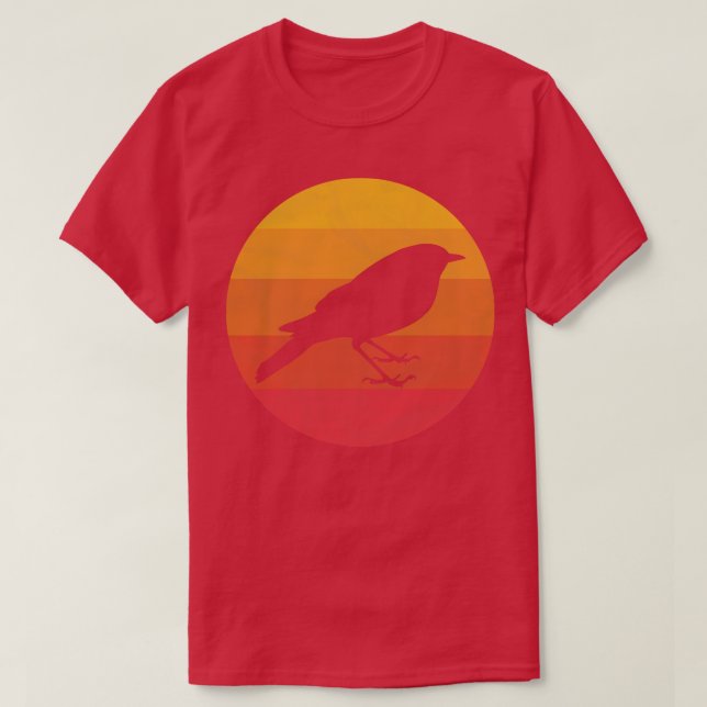 Camiseta Pássaro Thrush (Frente do Design)